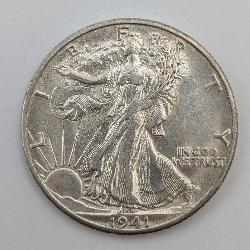 High Quality 1941 Walking Liberty Half Dollar