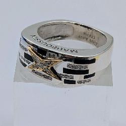 Mauboussin 18K Gold, Sterling, & Diamond Ring