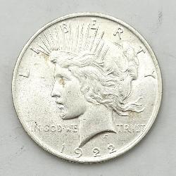 1922 Peace Silver Dollar