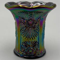 Vtg Fenton Amethyst Canival Glass Toothpick Holder