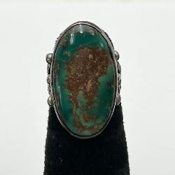 Southwestern Sterling Silver & Turquoise Ring