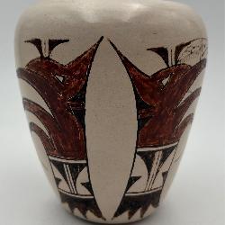 Vtg Hopi-Tewa Native American Pottery Vase
