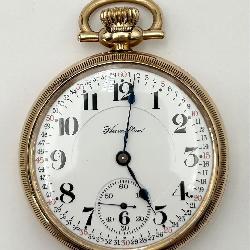 Antique Hamilton Open Face GF Pocket Watch