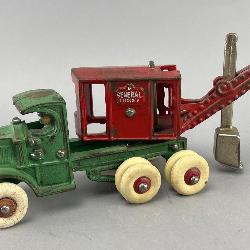 Hubley 'General' Digger Shovel Toy, Cast Iron