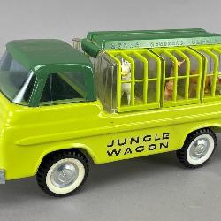 Vintage Nylint Jungle Wagon Toy Truck, 11in