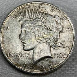 1923 Peace Silver Dollar Coin