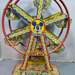 Antique J. Chein & Company Mickey Mouse Ferris Wheel Toy