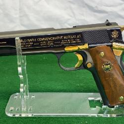 Auto-Ordnance Corp. World War II Commemorative M1911A1 .45 Semi Auto Pistol, Serial# WW000235, 5” Barrel, Limited Edition, Constance Suzanne