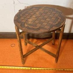 possibly early 20th-century chess table