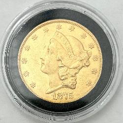 1875 GOLD Double Eagle $20 Coin