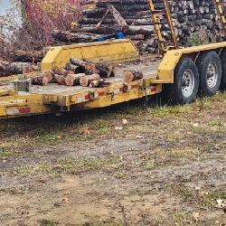 22' Rice Tri-axel Implement Trailer w/ Ramps