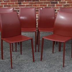 Set of Six NUVEO Leather Dinning Chairs