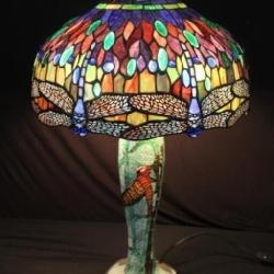 Tiffany Style Dragon Fly Lamp 17