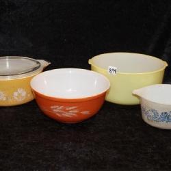 Assorted Vintage Pyrex & Glasbake Ovenware