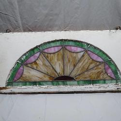 Stained Glass Window Panel, 36 in. x 17 in.