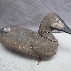 Hand-Carved Wooden Duck Decoy