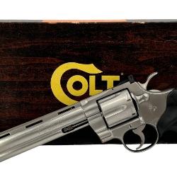 Colt Python .357 MAGNUM Combat Revolver in Box - Stainless Steel
