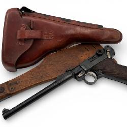 German WWI Artillery P08 Luger with Holster and Shoulder Stock 