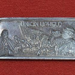 Union Upheld 1Troy oz. .999 Fine Silver Bar