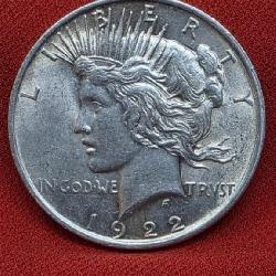 1922 Peace Silver Dollar