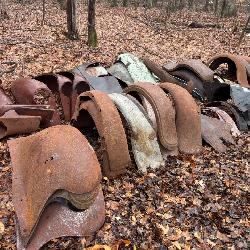 Large Selection of 1930s' - 50's Sheet Metal Fenders, Body Pannels, etc.