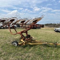 RAKE CADDY 8 WHEEL HAY RAKE
