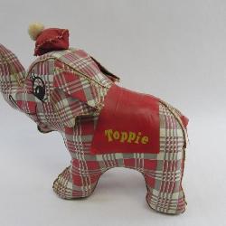 Vintage Top Value Toppie Elephant Plush Toy