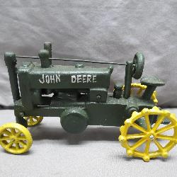 John Deere Cast Iron Toy Tractor