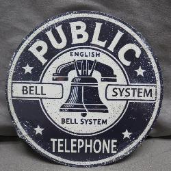 Retro Style Bell System Sign