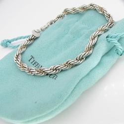 Tiffany & Co. 18K YG, Sterling Rope Bracelet