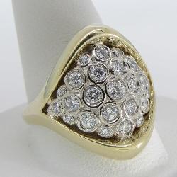 18K Yellow Gold 1CT+ Diamond Ring