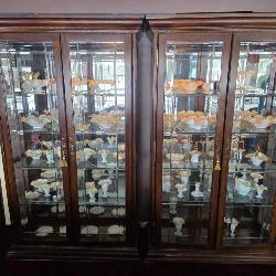 Large Fenton Glass Collection of Gold Crest