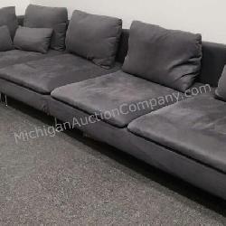 L-Shaped Sofa and Love Seat Sectional