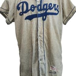 Brooklyn Dodgers, Bob Darnell Game Worn Baseball Jersey