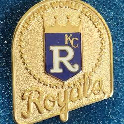 1985 Kansas City Royals Balfour World Series Press Pin