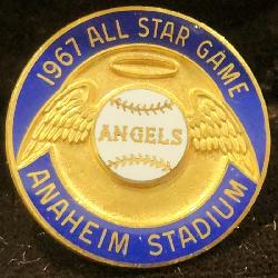 1967 AlStar Game Press Pin- Baseball