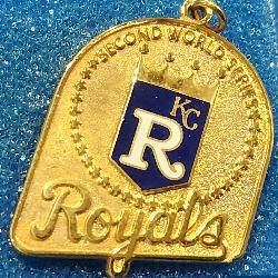 1985 Kansas City Royals Balfour World Series Press Pin