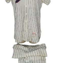 Rich Rollins Game Used Worn Baseball Jersey- Minnesota Twins
