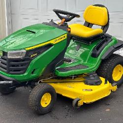 Like New John Deere S240 Lawn Tractor with 48” Mowing Deck- 22 Hours
