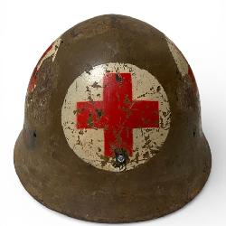WWII Japanese Medic Helmet