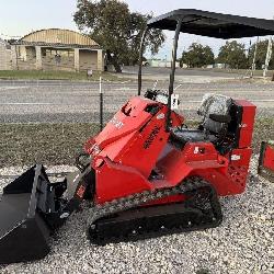 AGT SDA-140T gas powered mini skid steer loader.