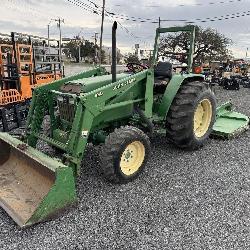 JD 990 diesel 4x4 tractor with 430 loader and LX9