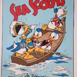 Walt Disney SEA SCOUTS Donald Duck Poster