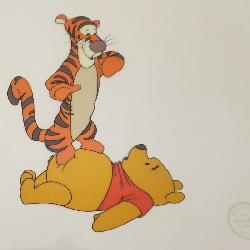 Winnie the Pooh and Tigger Sericel