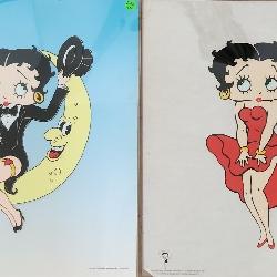 Betty Boop Cel with Background Animation Art