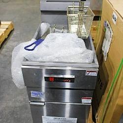 New Cecilware Pro Fms403nat 40lb Natural Gas Deep Fryer
