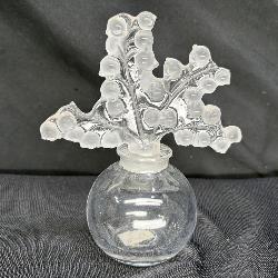 Lalique  Signed Perfume Bottle Lilly of the Valley