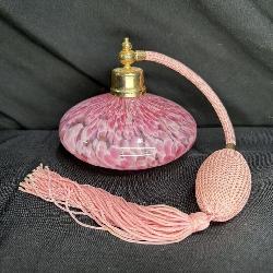 Pink Art Glass Atomizer