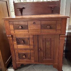Eastlake Style Cabinet / Washstand