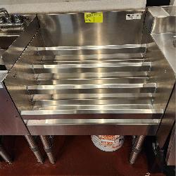 JOHN BOOS STAINLESS STEEL BOTTLE STAND